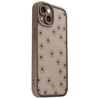 Casimoda iPhone 15 siliconen case - Cute flowers