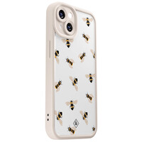 Casimoda iPhone 15 siliconen case - Bee happy