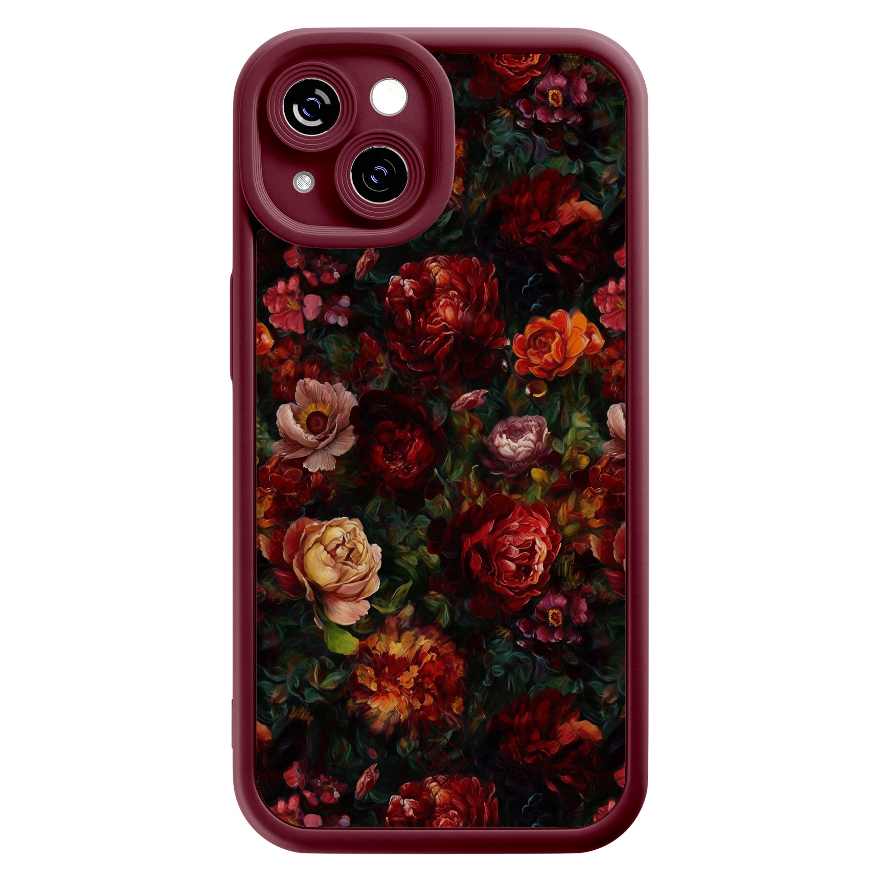 iPhone 15 siliconen case - Floral garden