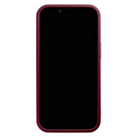Casimoda iPhone 15 siliconen case - Abstract terracotta