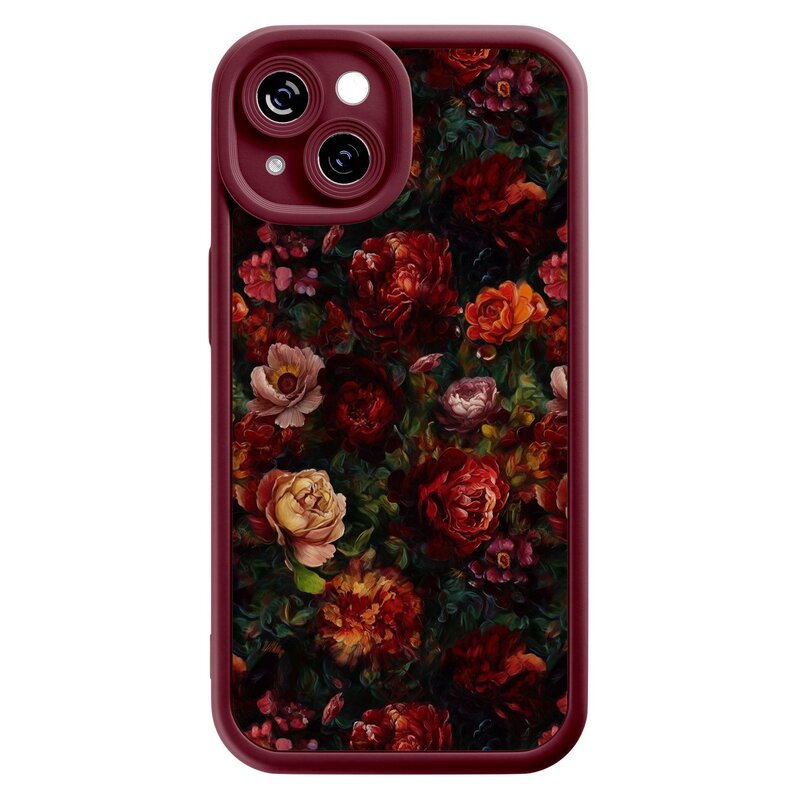 Casimoda iPhone 13 siliconen case - Floral garden