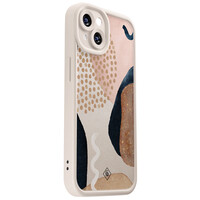 Casimoda iPhone 13 siliconen case - Abstract dots