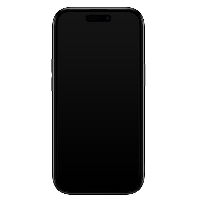 Casimoda iPhone 15 glazen hardcase - Marmer zwart