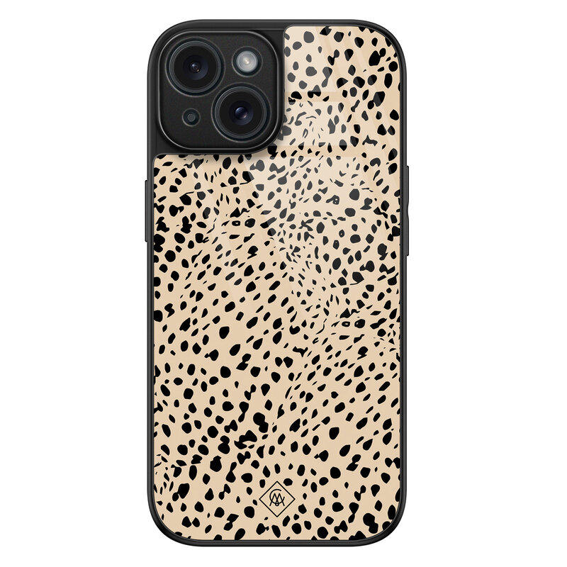 Casimoda iPhone 15 glazen hardcase - Spot on