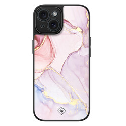 Casimoda iPhone 15 glazen hardcase - Purple sky