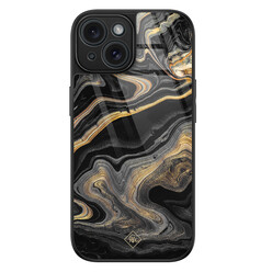 Casimoda iPhone 15 glazen hardcase - Marbling
