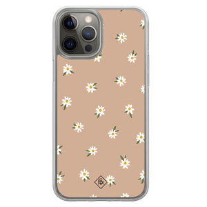 Casimoda iPhone 12 (Pro) hybride hoesje - Sweet daisies