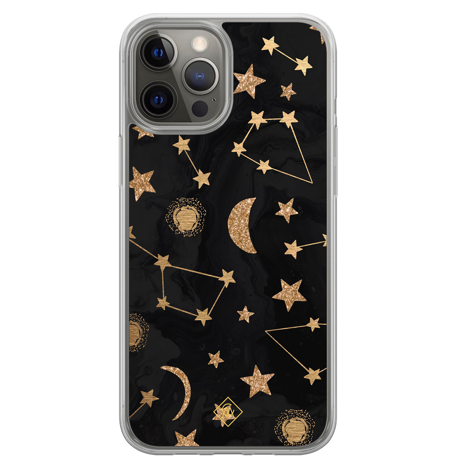 iPhone 12 (Pro) hybride hoesje - Counting the stars