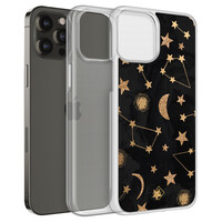 Casimoda iPhone 12 (Pro) hybride hoesje - Counting the stars