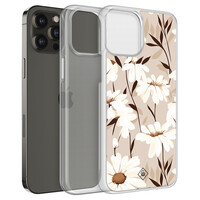 Casimoda iPhone 12 (Pro) hybride hoesje - In bloom