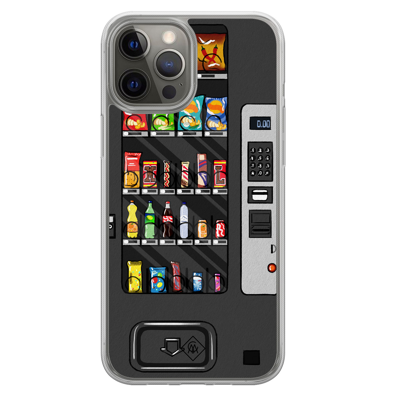 iPhone 12 (Pro) hybride hoesje - Snoepautomaat