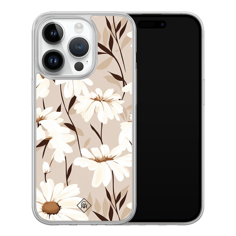 Casimoda iPhone 14 Pro hybride hoesje - In bloom