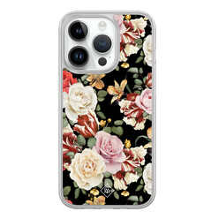 Casimoda iPhone 14 Pro hybride hoesje - Flowerpower