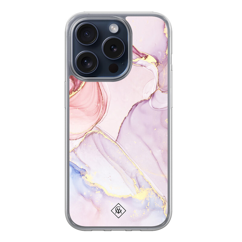 Casimoda iPhone 15 Pro hybride hoesje - Purple sky