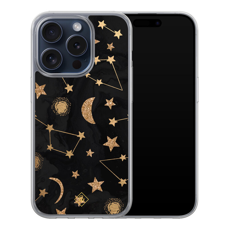 Casimoda iPhone 15 Pro hybride hoesje - Counting the stars