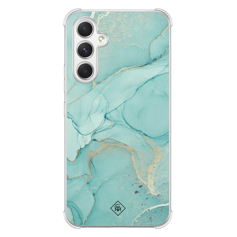 Casimoda Samsung Galaxy A54 shockproof hoesje - Touch of mint