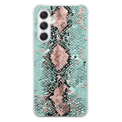 Casimoda Samsung Galaxy A54 shockproof hoesje - Snake pastel