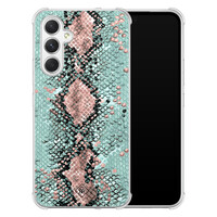 Casimoda Samsung Galaxy A54 shockproof hoesje - Snake pastel