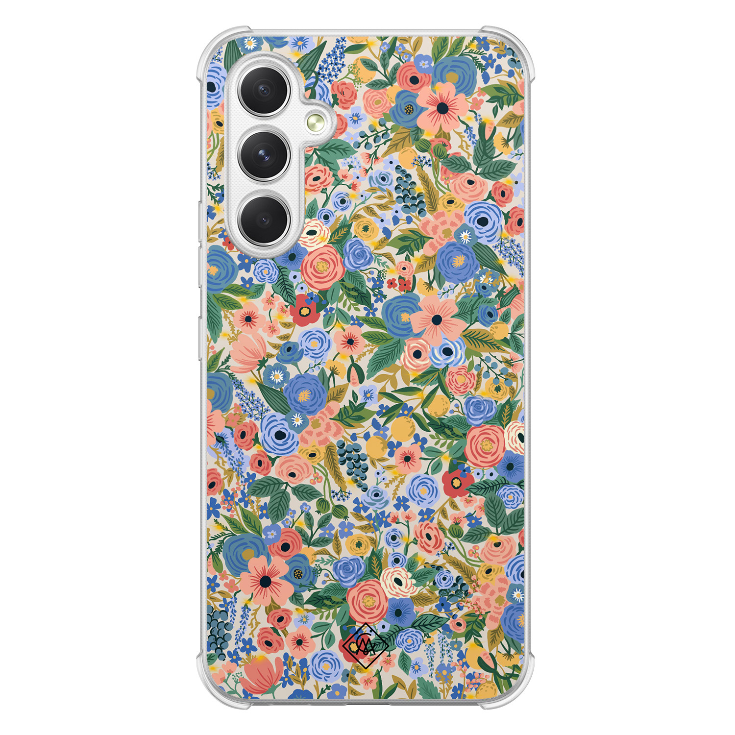 Samsung Galaxy A54 shockproof hoesje - Blue gardens