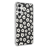 Casimoda Samsung Galaxy A54 shockproof hoesje - Retro bloempjes