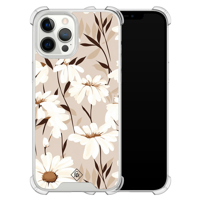 Casimoda iPhone 12 Pro Max shockproof hoesje - In bloom