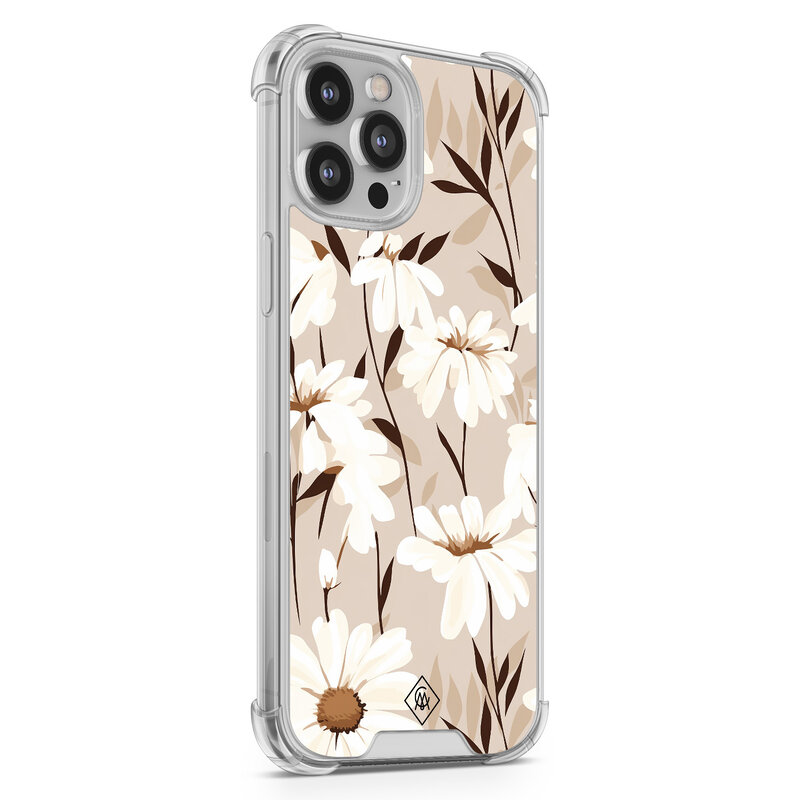 Casimoda iPhone 12 Pro Max shockproof hoesje - In bloom