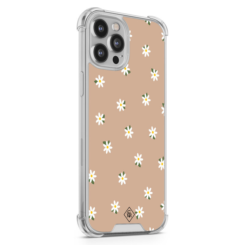 Casimoda iPhone 12 Pro Max shockproof hoesje - Sweet daisies