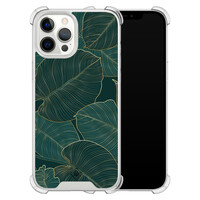 Casimoda iPhone 12 Pro Max shockproof hoesje - Monstera leaves