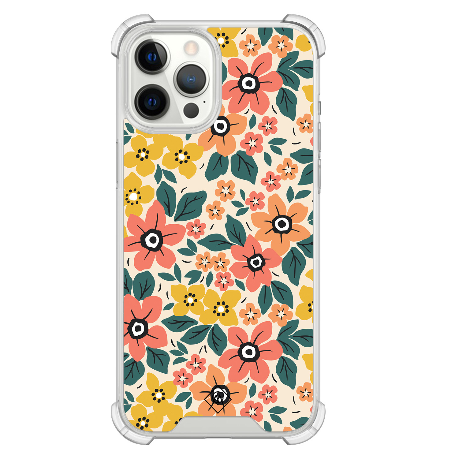 iPhone 12 Pro Max shockproof hoesje Blossom