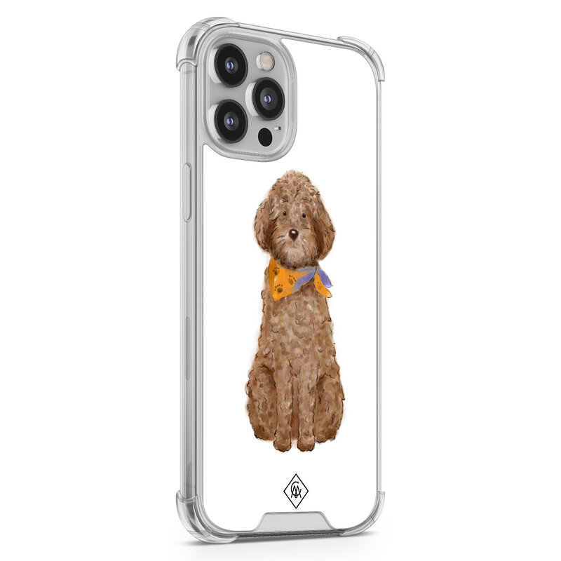 Casimoda iPhone 12 Pro Max shockproof hoesje - Labradoodle