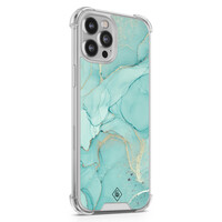 Casimoda iPhone 12 Pro Max shockproof hoesje - Touch of mint