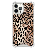 Casimoda iPhone 12 Pro Max shockproof hoesje - Golden wildcat