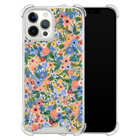 Casimoda iPhone 12 Pro Max shockproof hoesje - Blue gardens