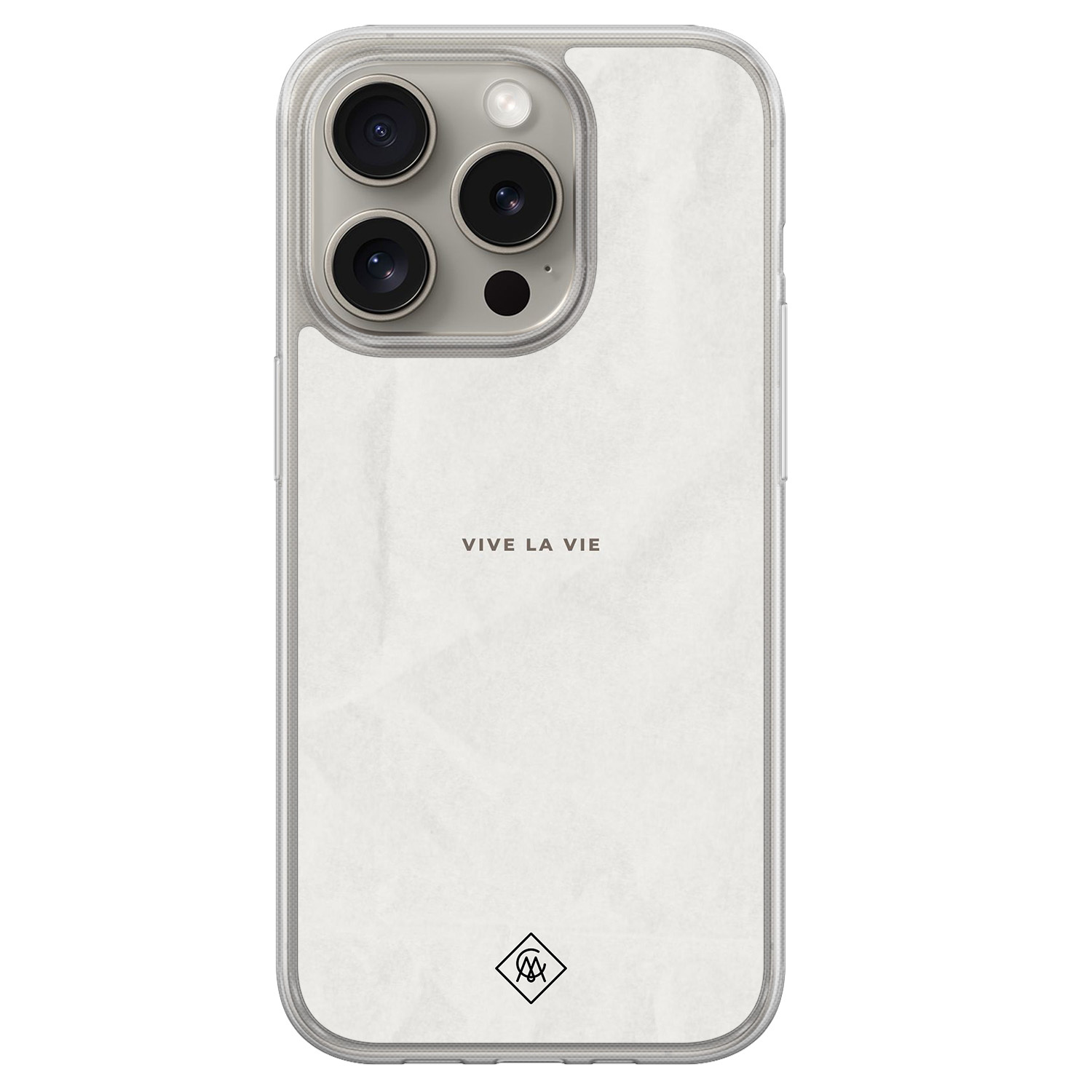 iPhone 15 Pro Max hybride hoesje - Vive la vie