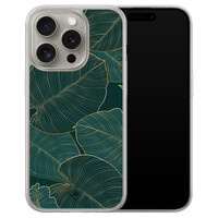 Casimoda iPhone 15 Pro Max hybride hoesje - Monstera leaves
