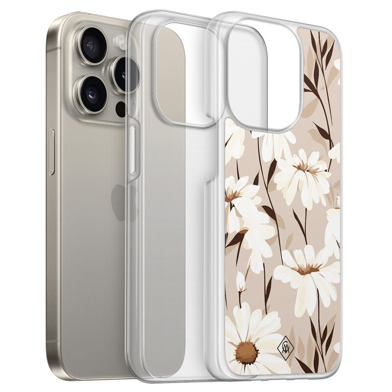 Casimoda iPhone 15 Pro Max hybride hoesje - In bloom