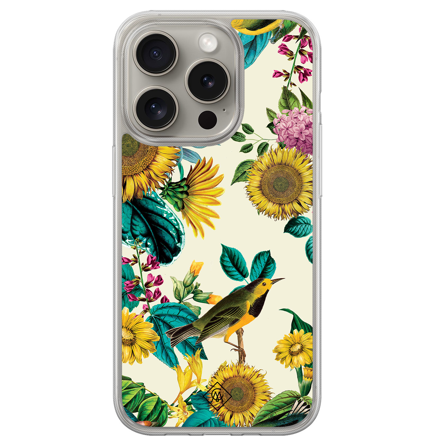 iPhone 15 Pro Max hybride hoesje - Sunflowers