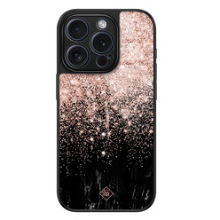 Casimoda iPhone 15 Pro glazen hardcase - Marmer twist