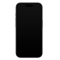 Casimoda iPhone 15 Pro glazen hardcase - Kubus groen