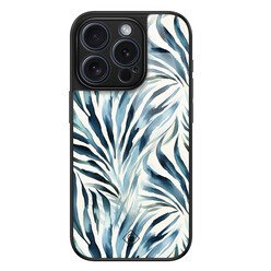 Casimoda iPhone 15 Pro glazen hardcase - Japandi waves