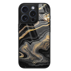 Casimoda iPhone 15 Pro glazen hardcase - Marbling
