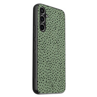 Casimoda Samsung Galaxy A54 hoesje - Green confetti