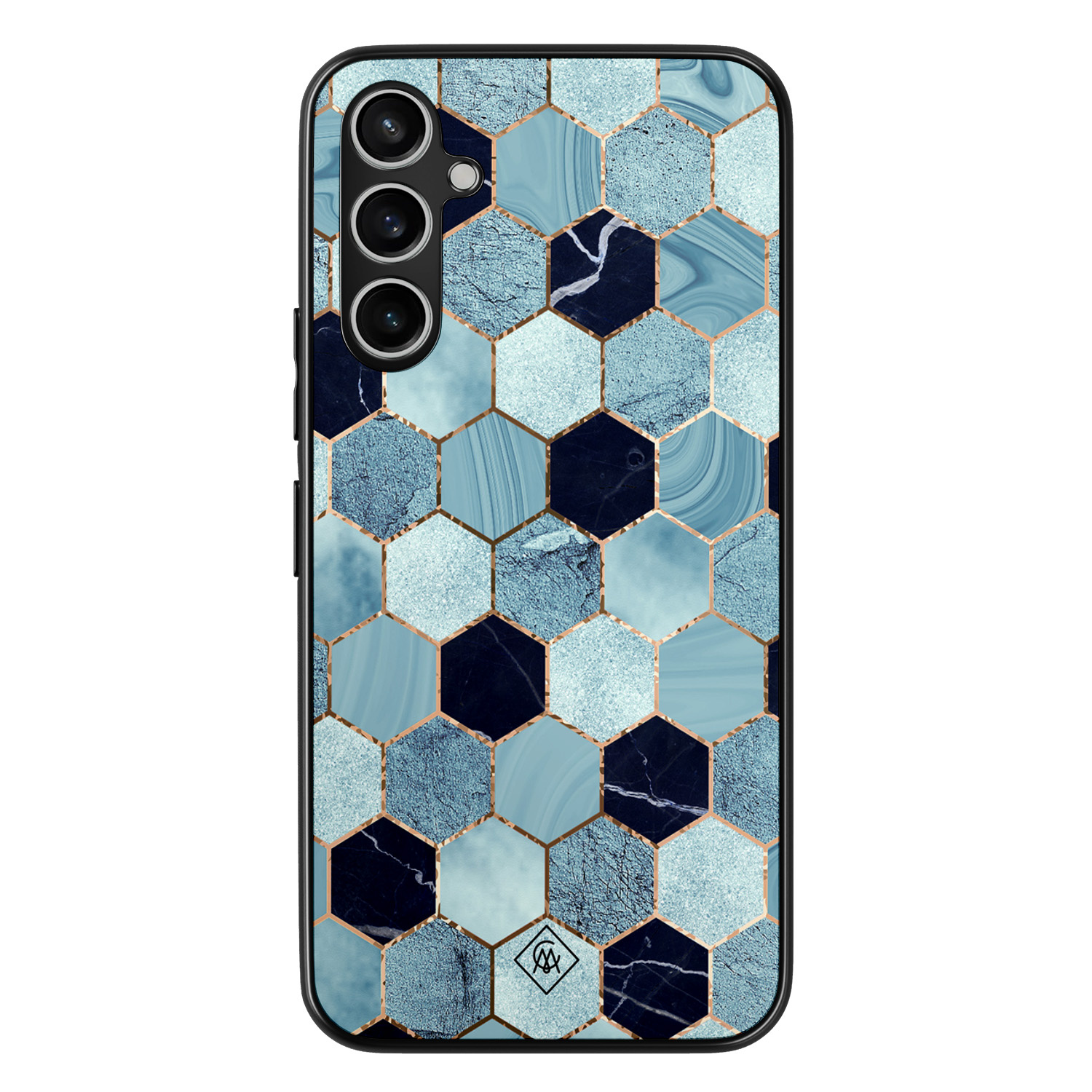Samsung Galaxy A54 hoesje - Blue cubes