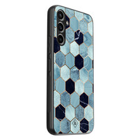 Casimoda Samsung Galaxy A54 hoesje - Blue cubes