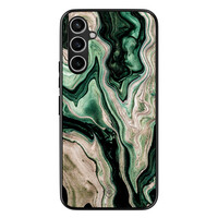 Casimoda Samsung Galaxy A54 hoesje - Green waves