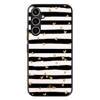 Casimoda Samsung Galaxy S23 FE hoesje - Hart streepjes