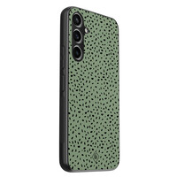 Casimoda Samsung Galaxy S23 FE hoesje - Green confetti