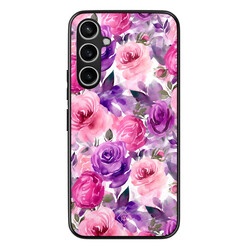 Casimoda Samsung Galaxy S23 FE hoesje - Rosy blooms