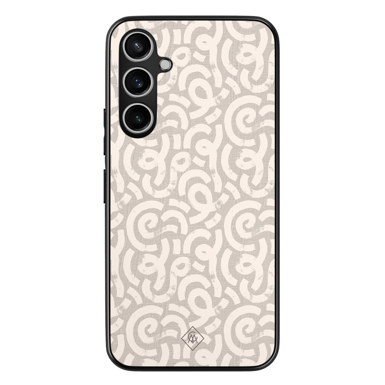 Samsung Galaxy S23 FE hoesje - Ivory abstraction