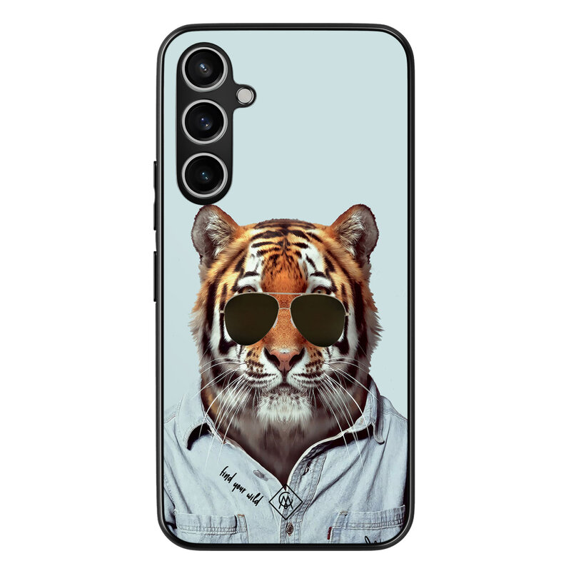 Casimoda Samsung Galaxy S23 FE hoesje - Tijger wild